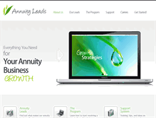 Tablet Screenshot of fixedannuityleads.com